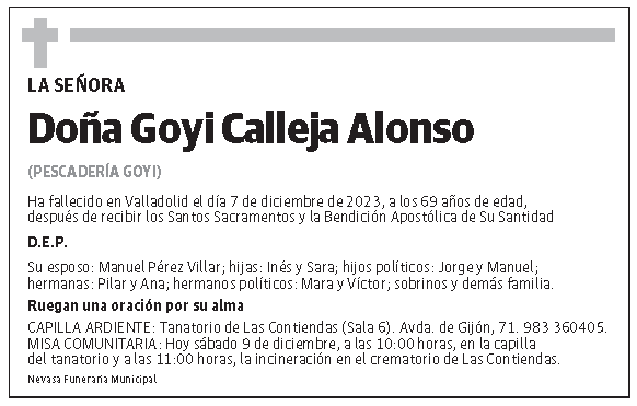 Goyi Calleja Alonso