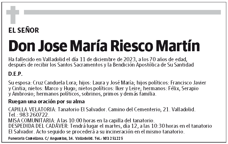 Jose María Riesco Martín
