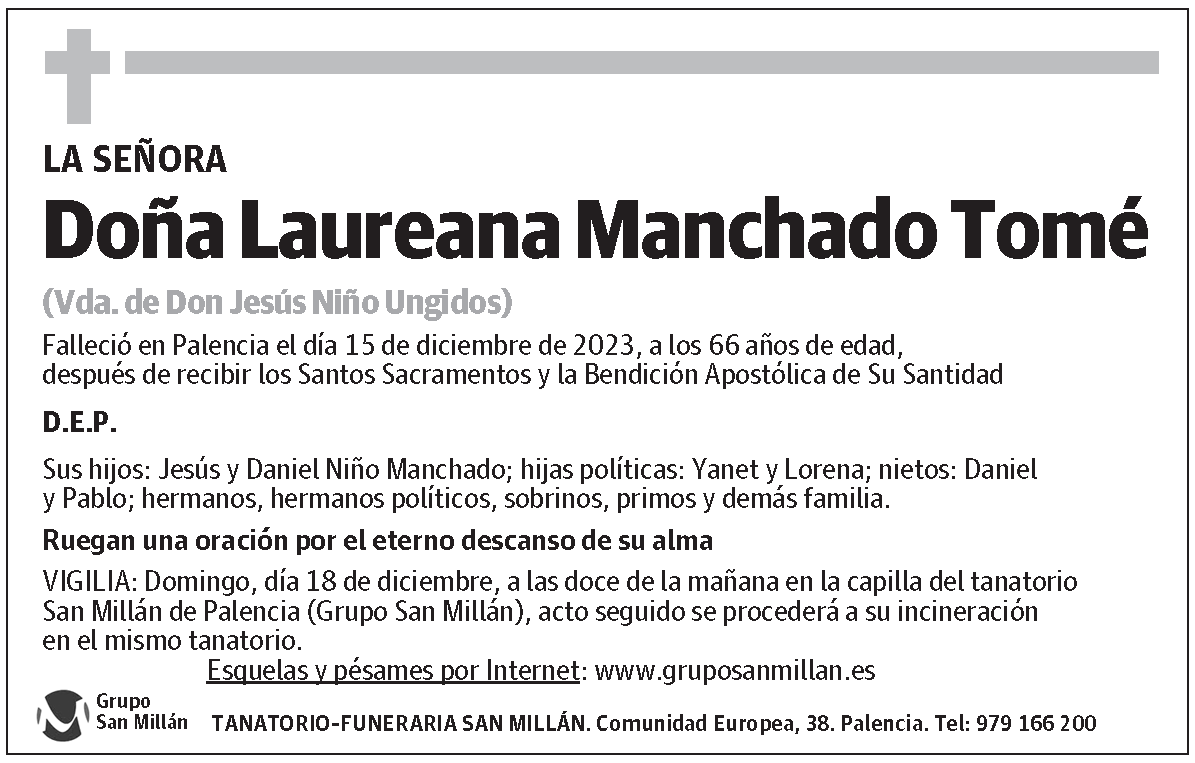 Laureana Manchado Tomé