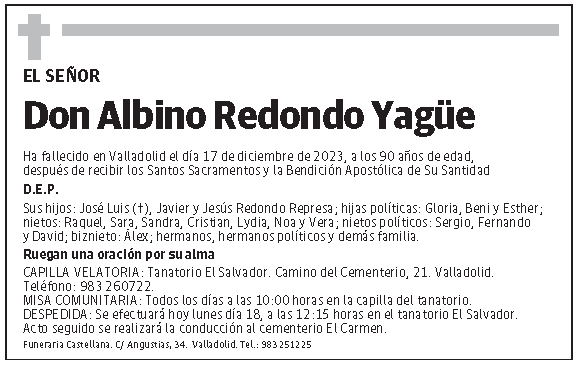 Albino Redondo Yagüe