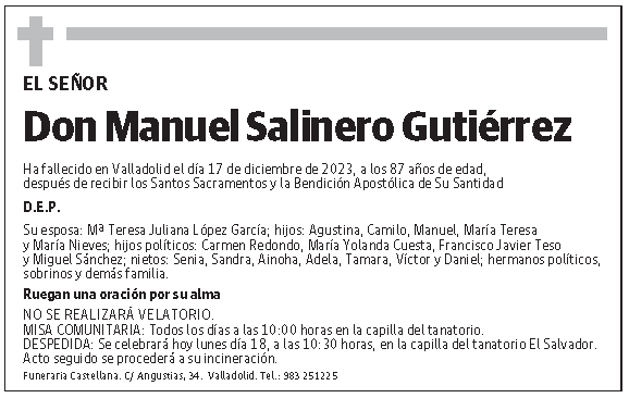 Manuel Salinero Gutiérrez