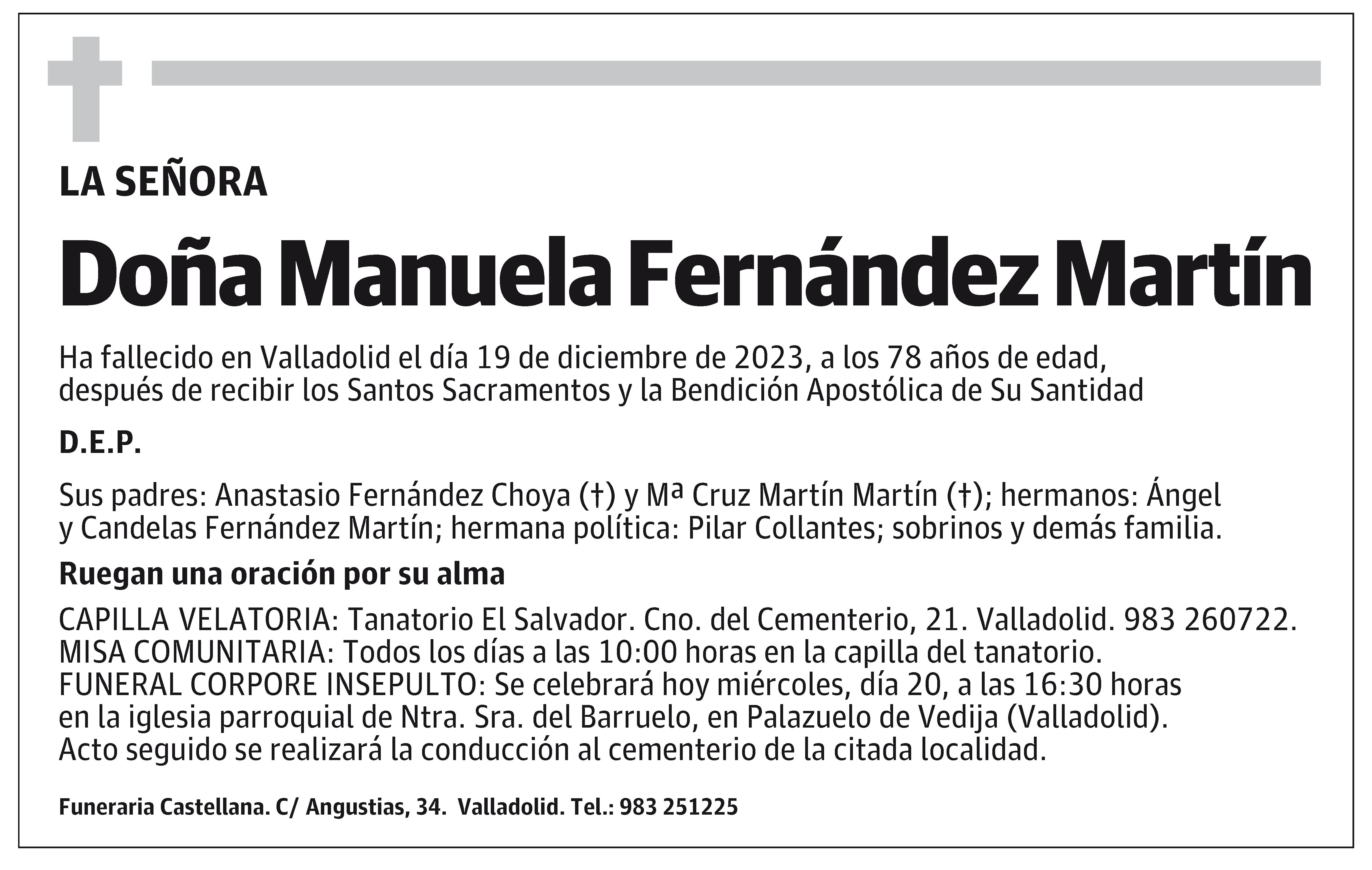 Manuela Fernández Martín