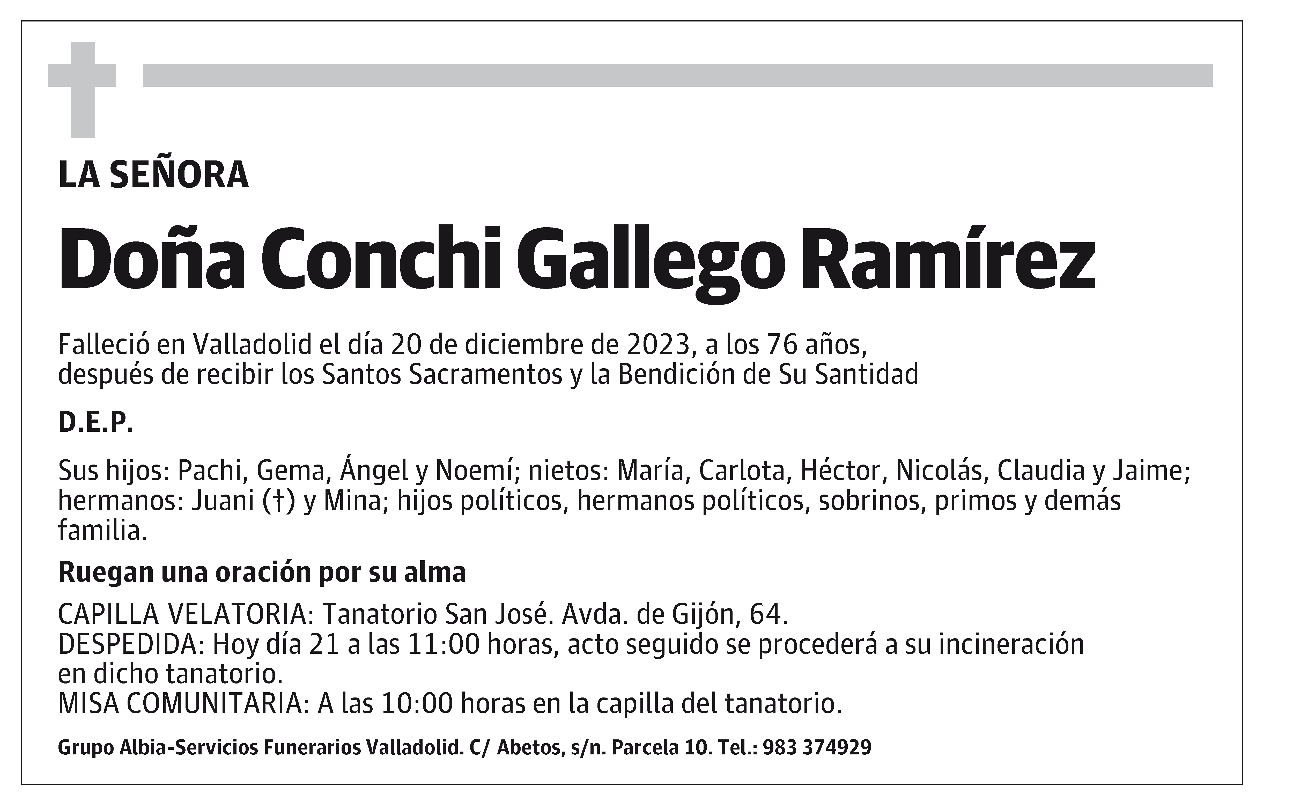 Conchi Gallego Ramírez