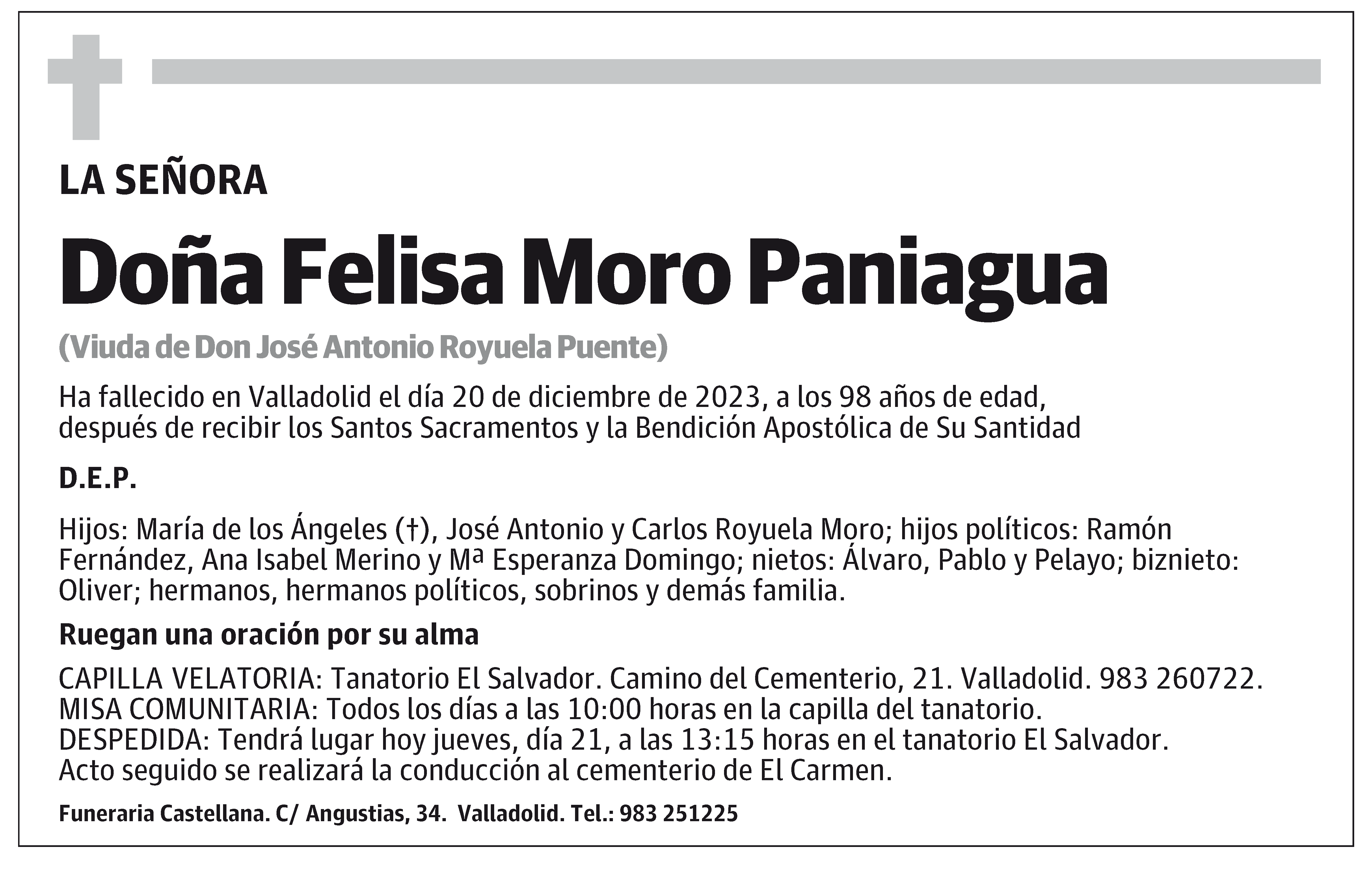 Felisa Moro Paniagua
