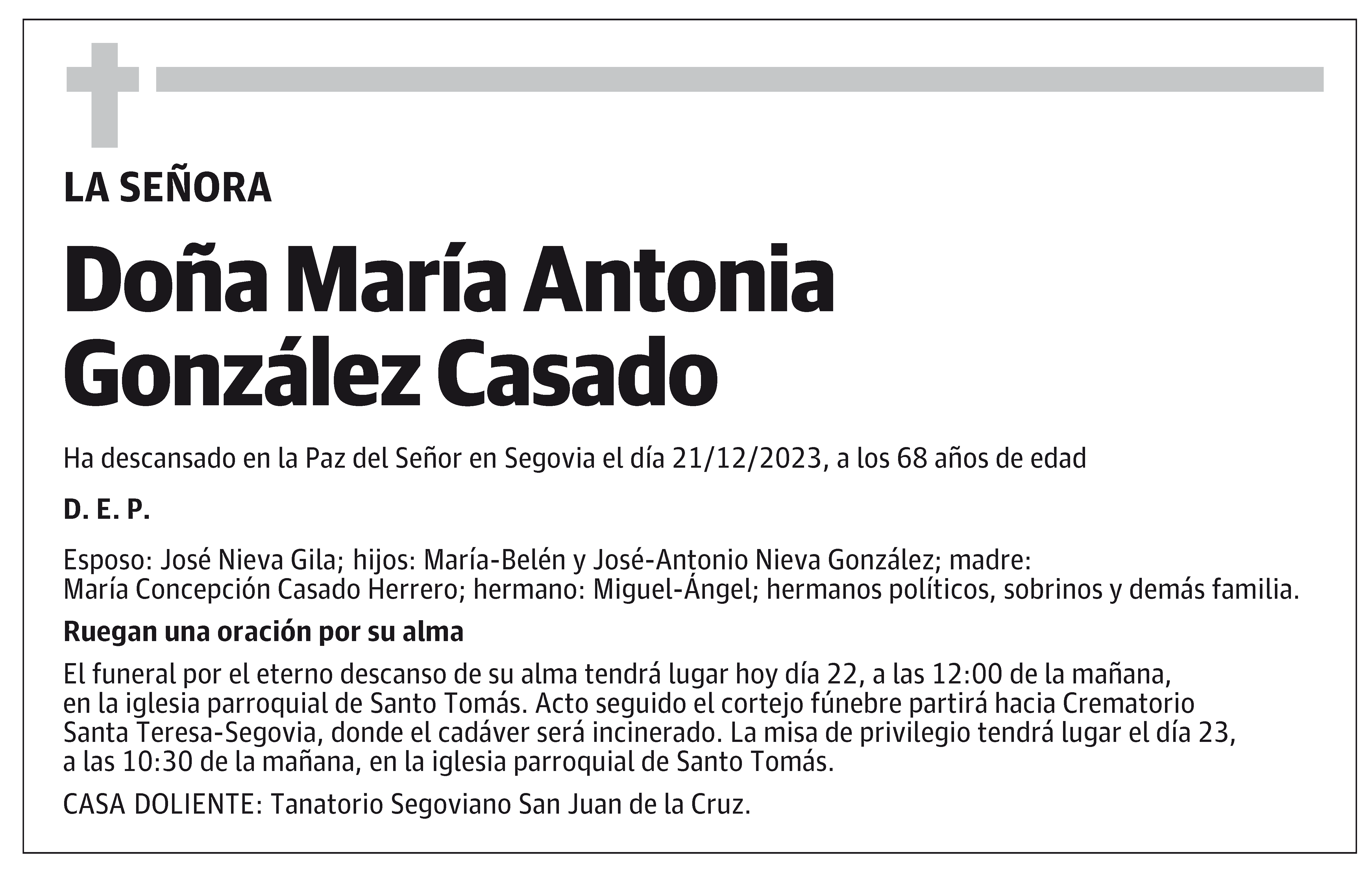 María Antonia González Casado