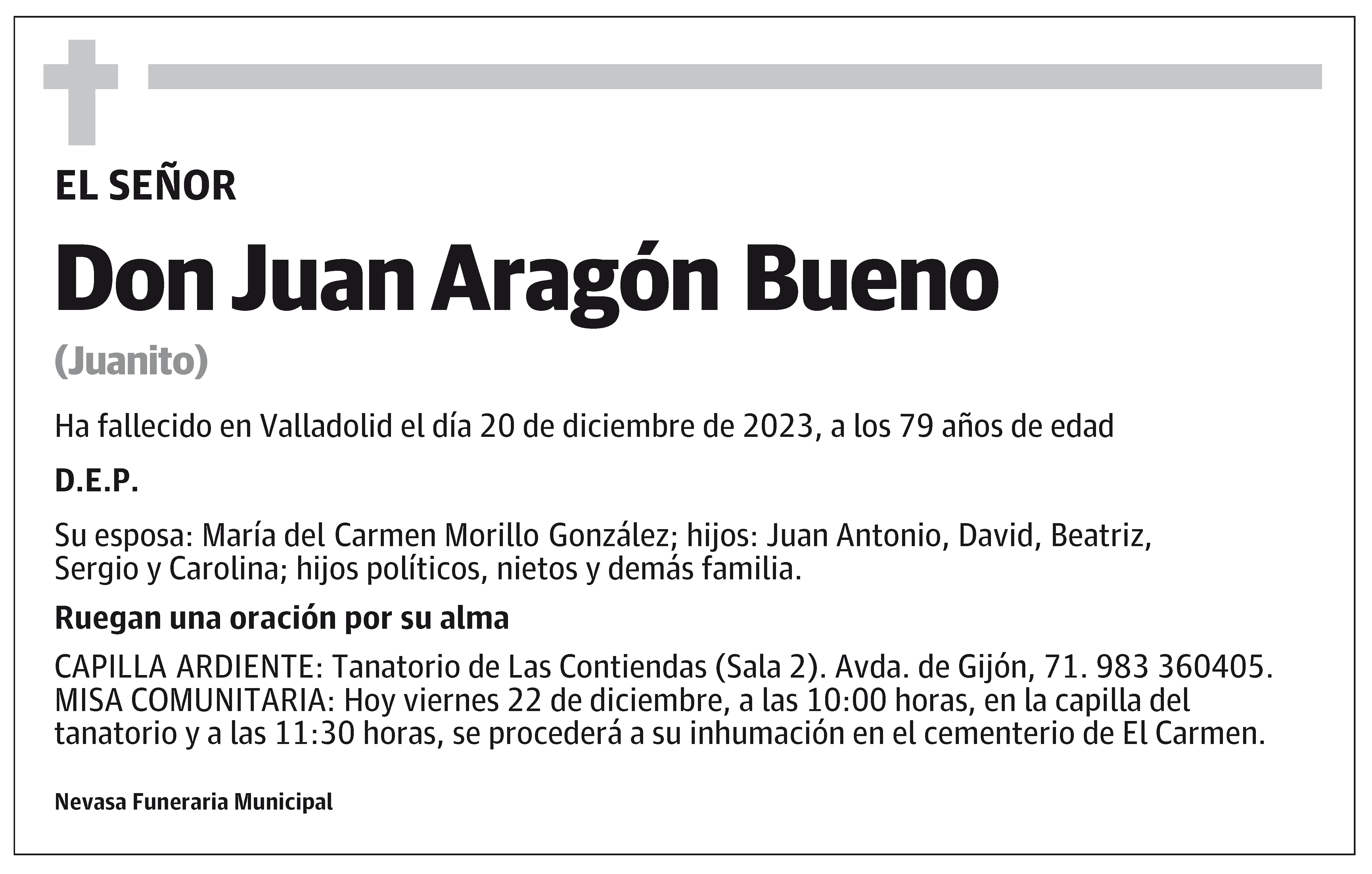 Juan Aragón Bueno