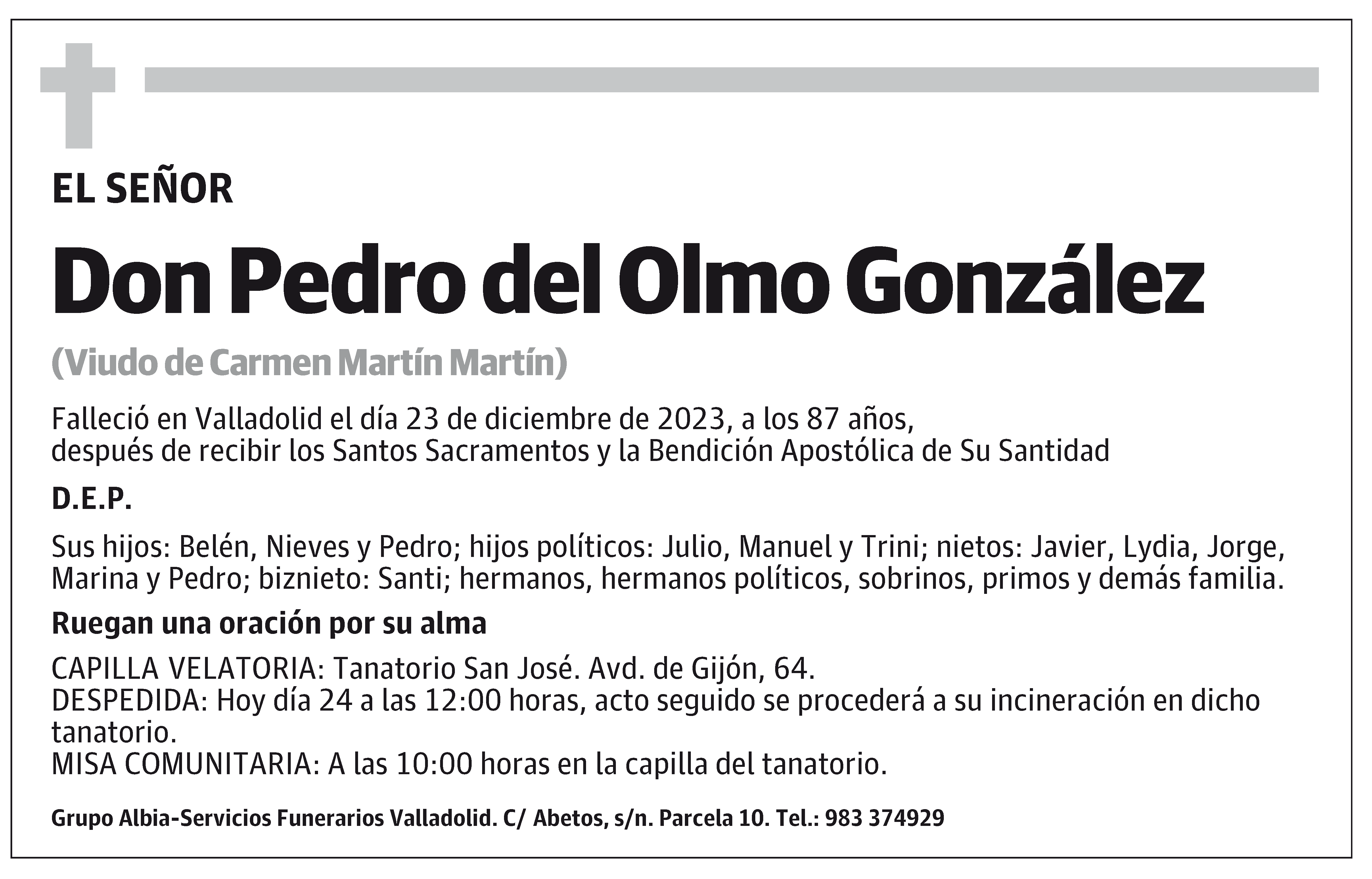 Pedro del Olmo González