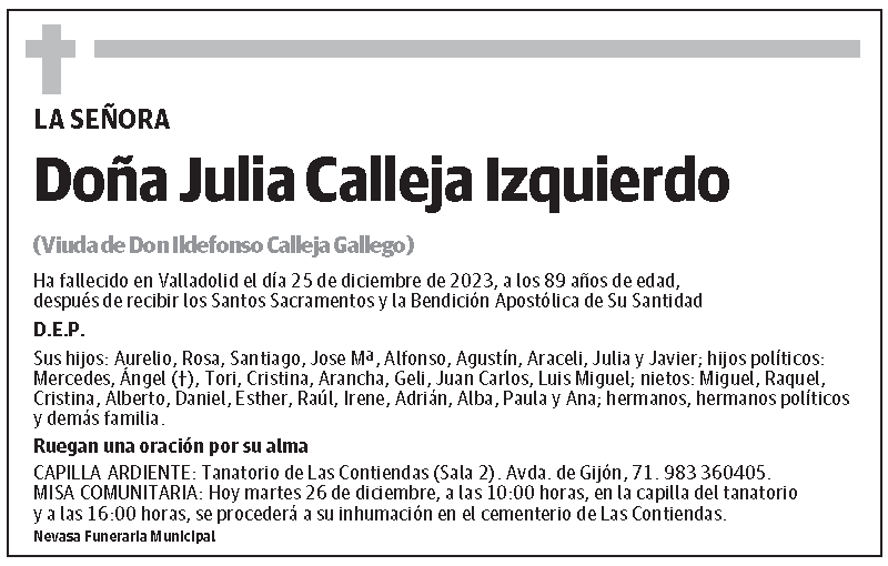 Julia Calleja Izquierdo