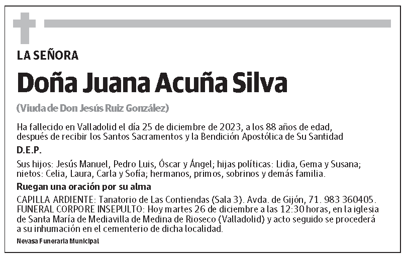 Juana Acuña Silva