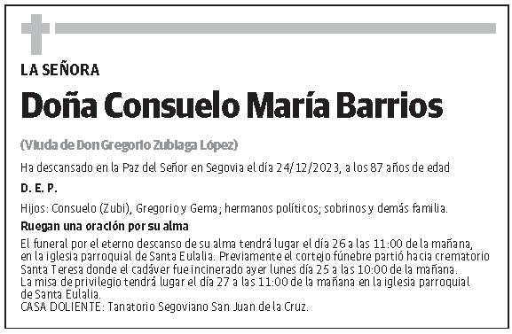 Consuelo María Barrios