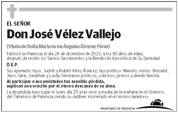 José Vélez Vallejo