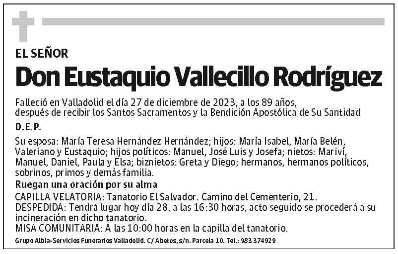 Eustaquio Vallecillo Rodríguez
