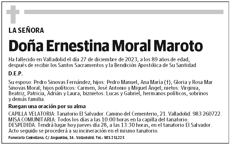 Ernestina Moral Maroto