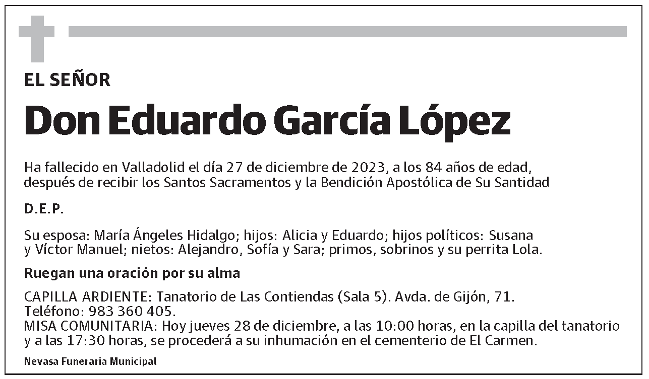 Eduardo García López