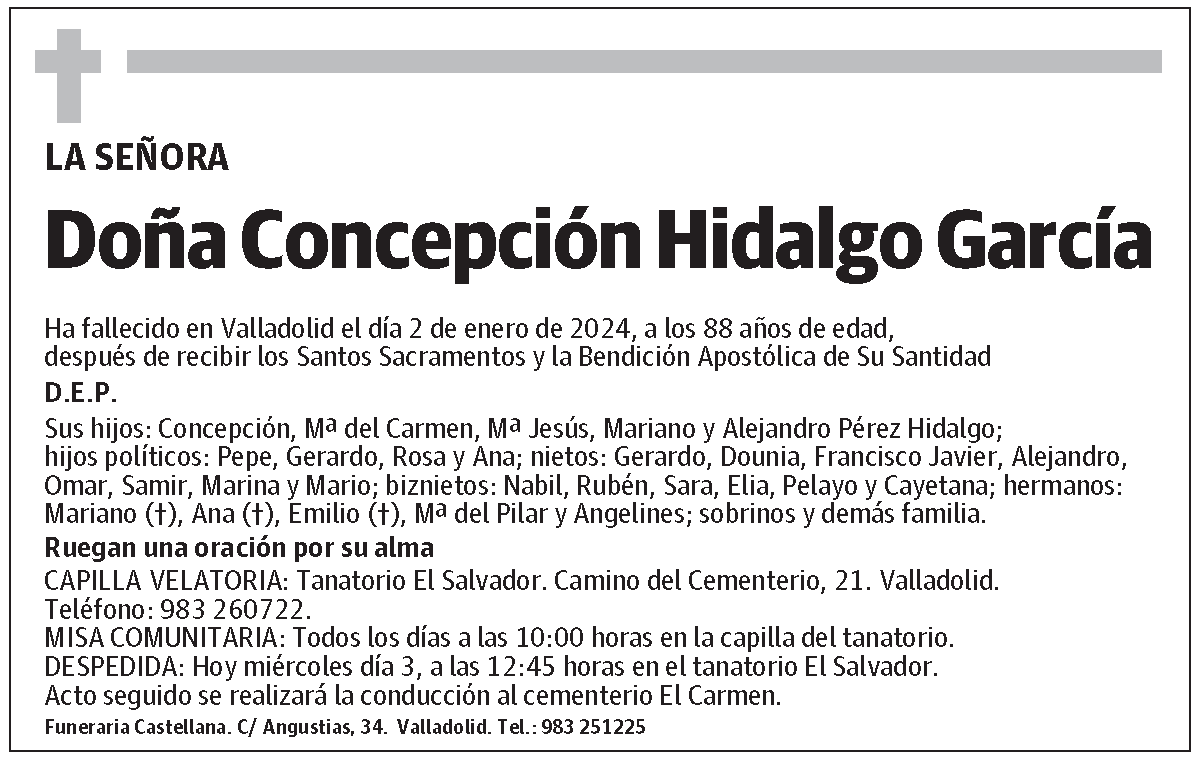 Concepción Hidalgo García
