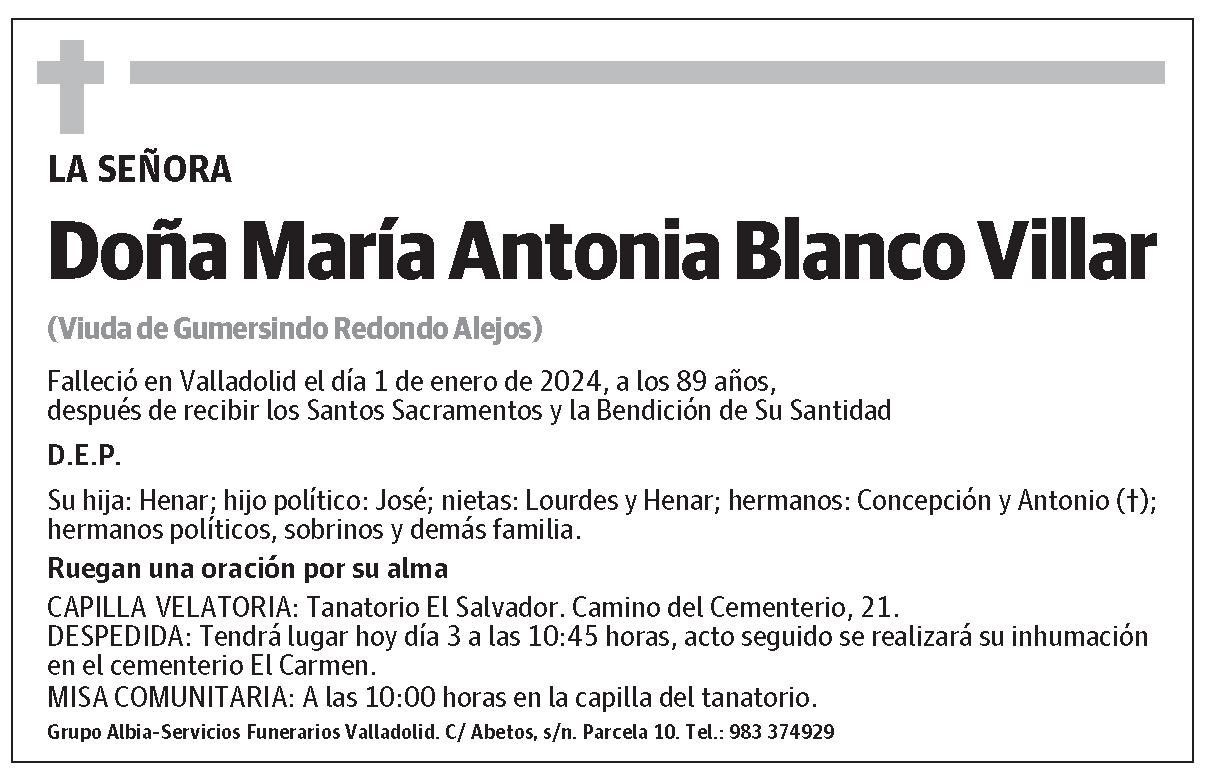 María Antonia Blanco Villar