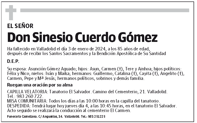 Sinesio Cuerdo Gómez