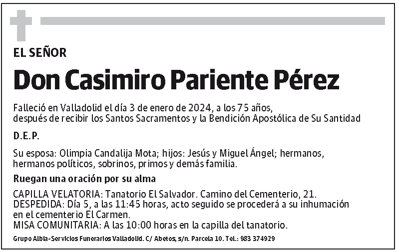 Casimiro Pariente Pérez