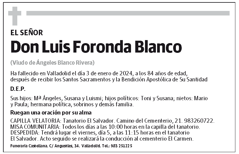 Luis Foronda Blanco