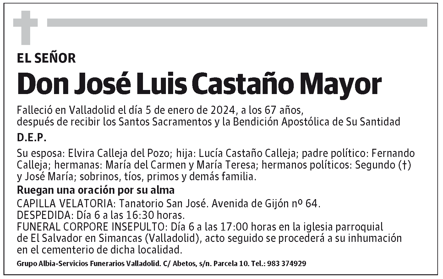 José Luis Castaño Mayor