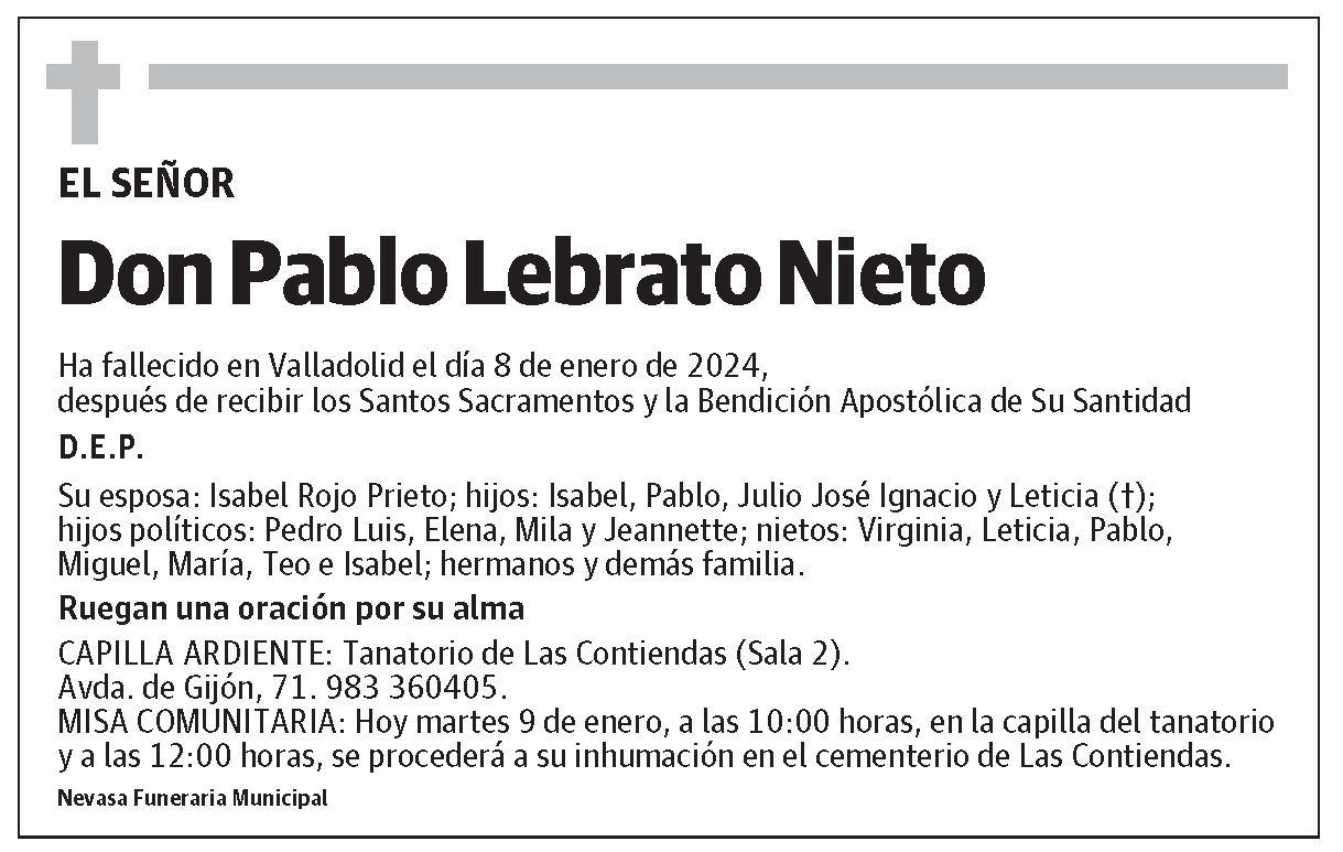 Pablo Lebrato Nieto