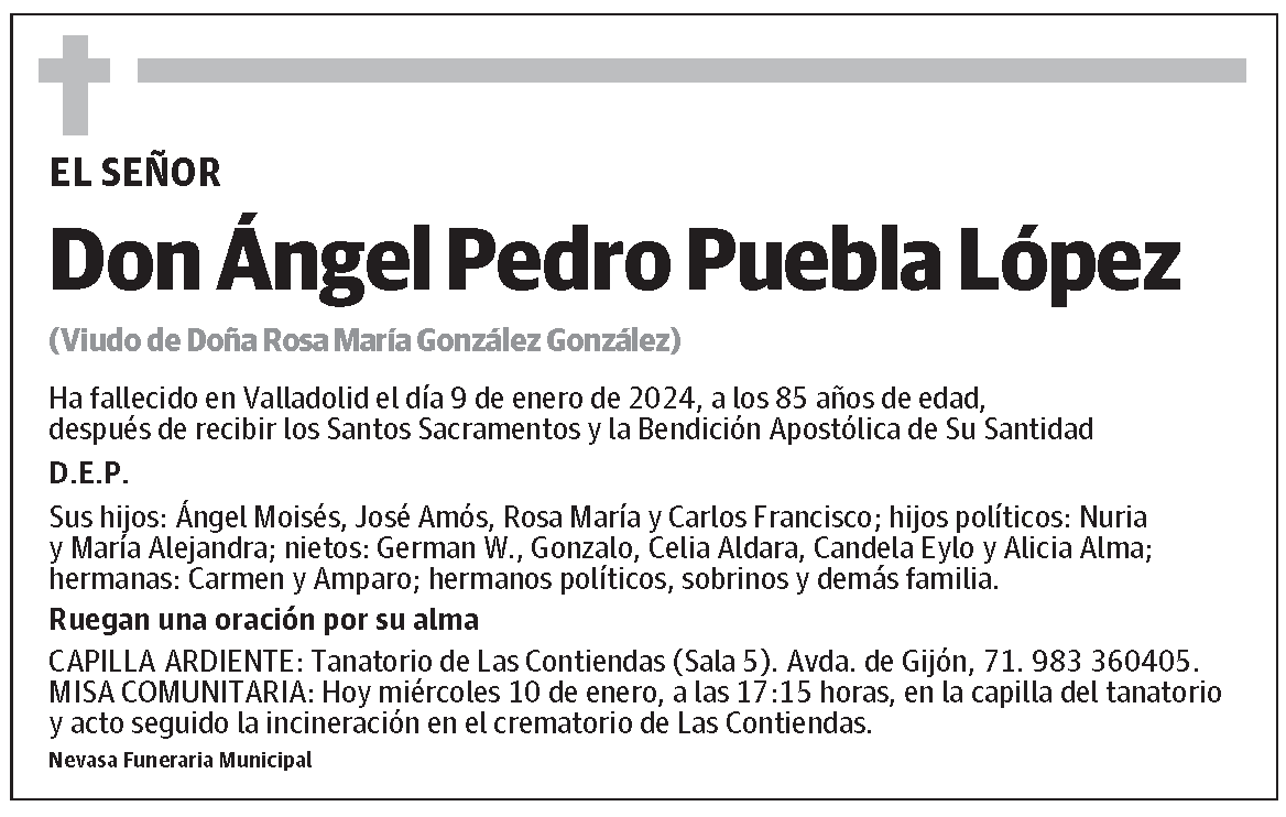 Ángel Pedro Puebla López