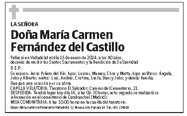 María Carmen Fernández del Castillo