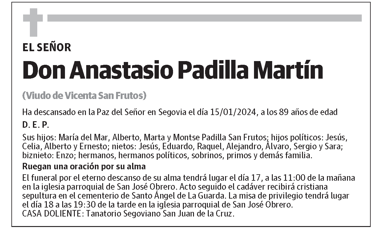 Anastasio Padilla Martín