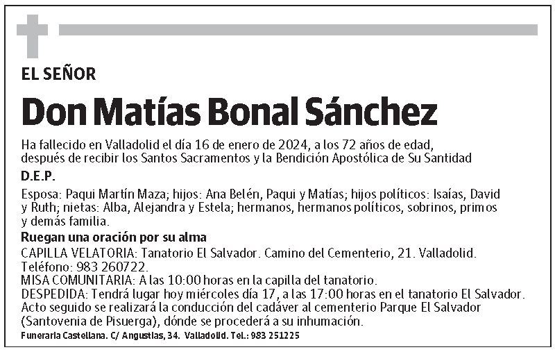 Matías Bonal Sánchez