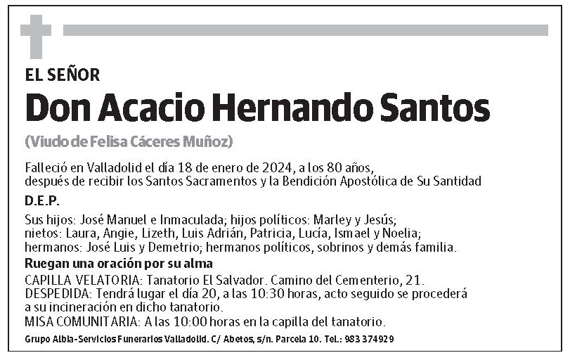 Acacio Hernando Santos