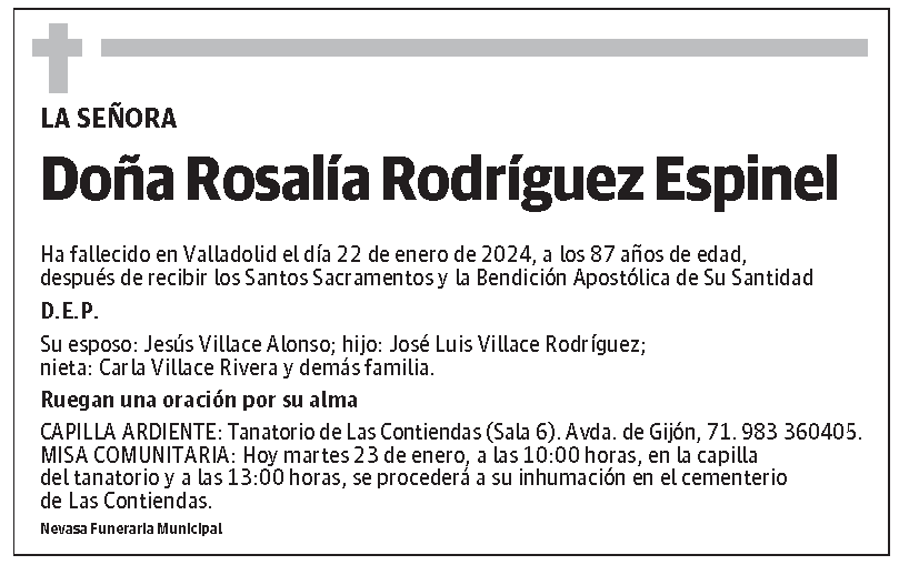 Rosalía Rodríguez Espinel