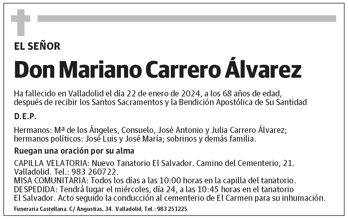 Mariano Carrero Álvarez
