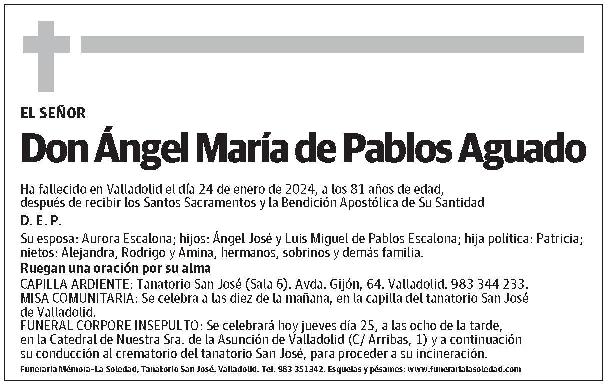 Ángel María de Pablos Aguado