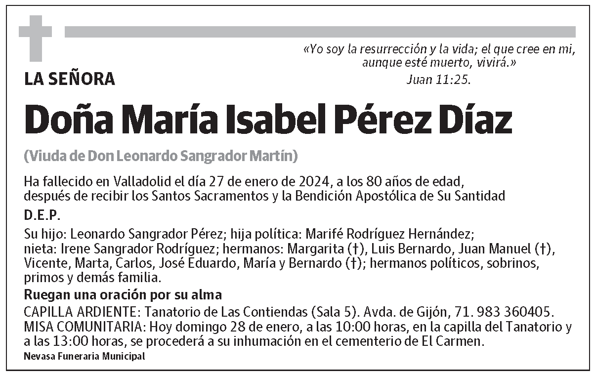 María Isabel Pérez Díaz