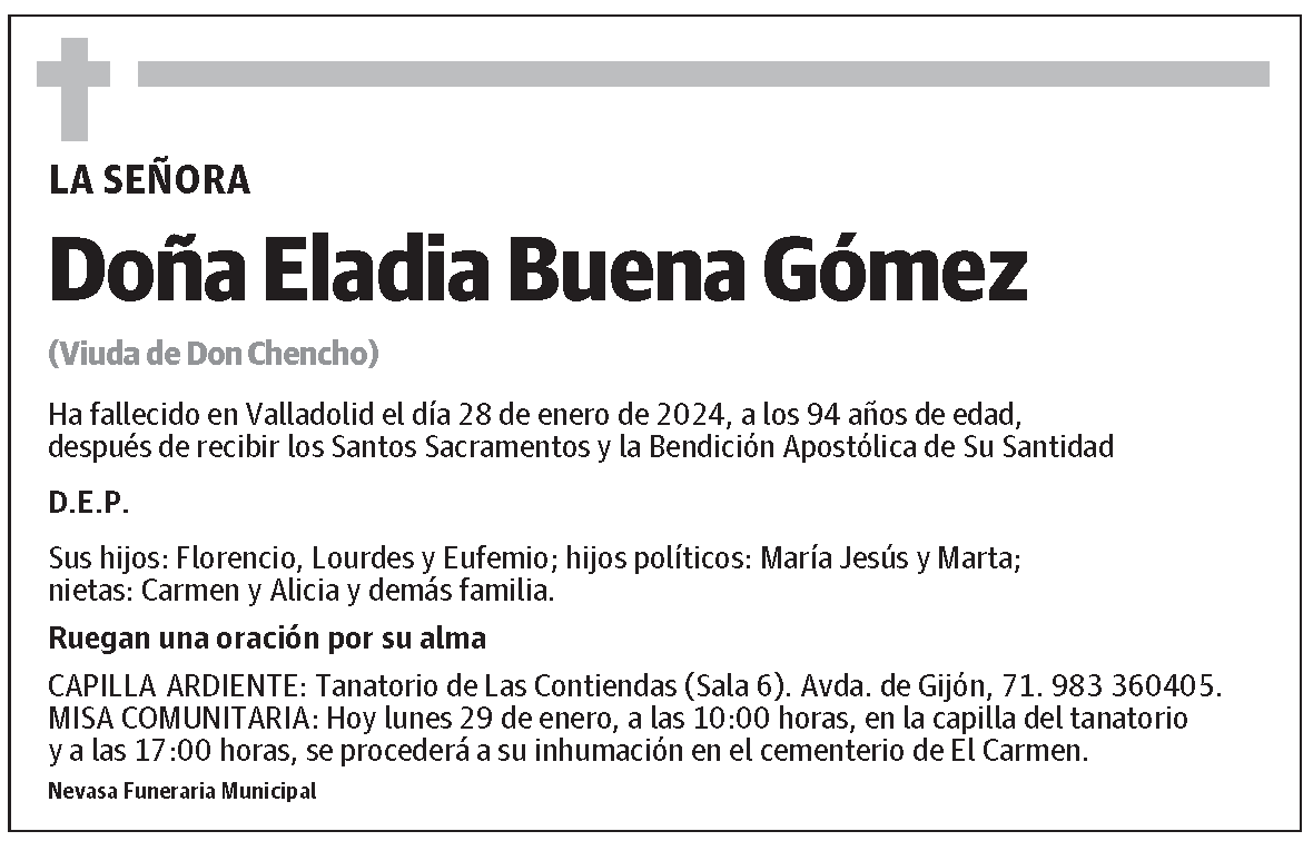 Eladia Buena Gómez