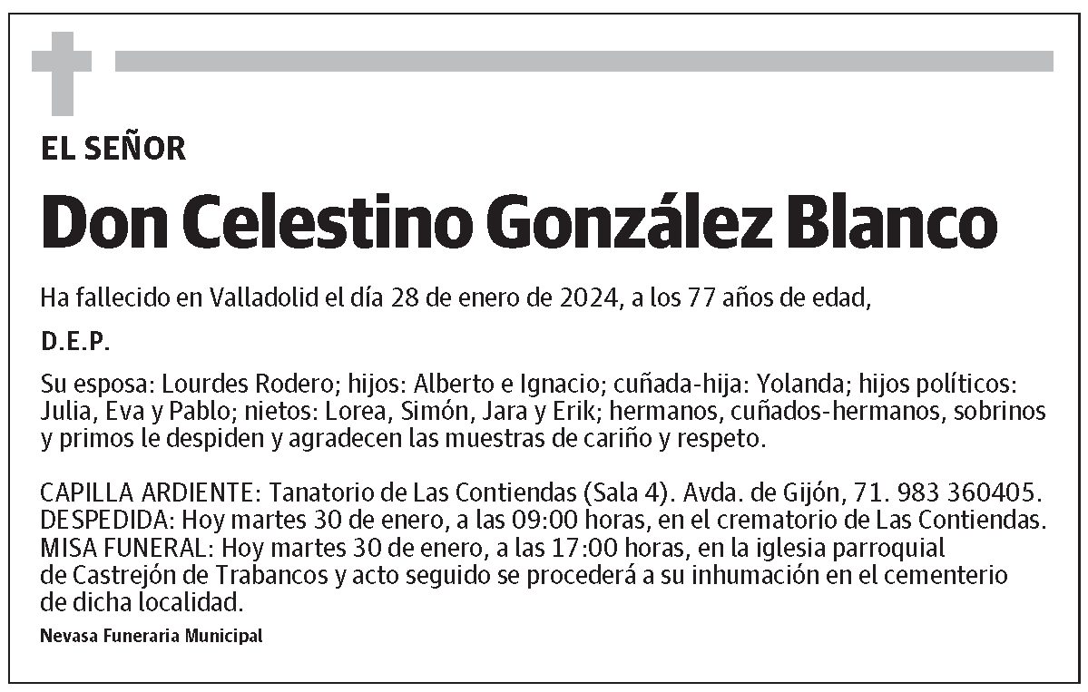 Celestino González Blanco