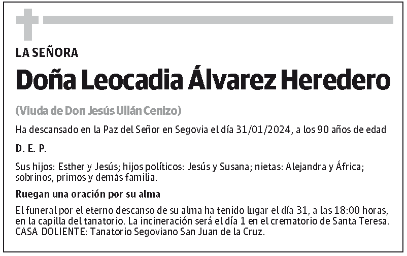 Leocadia Álvarez Heredero