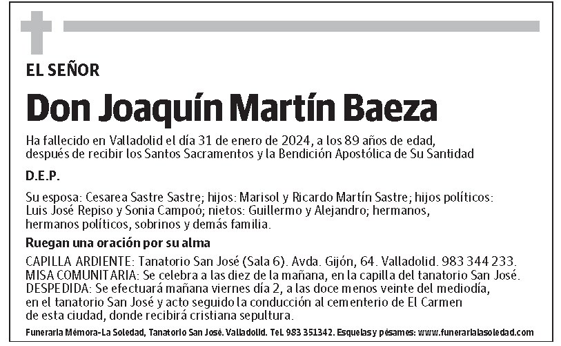 Joaquín Martín Baeza