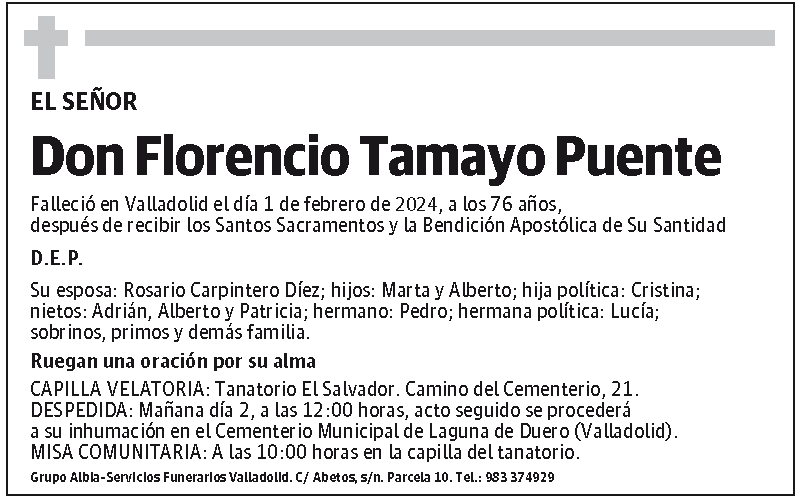 Florencio Tamayo Puente