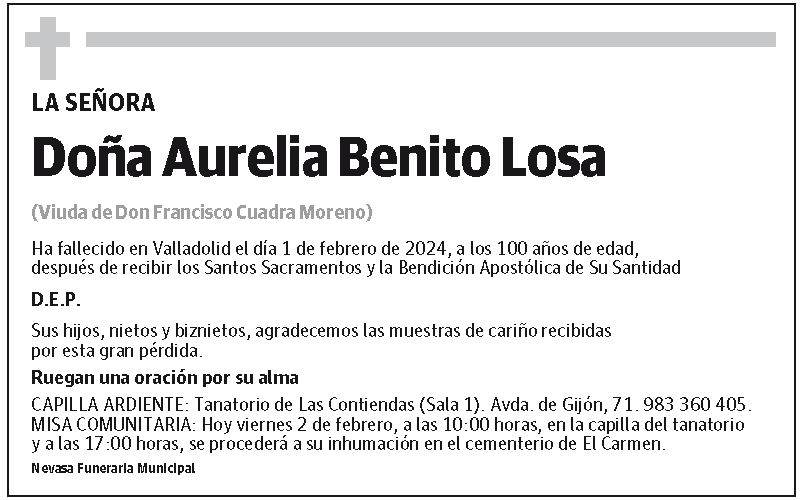 Aurelia Benito Losa