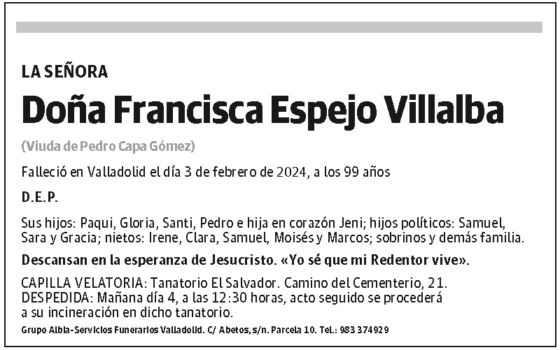 Francisca Espejo Villalba