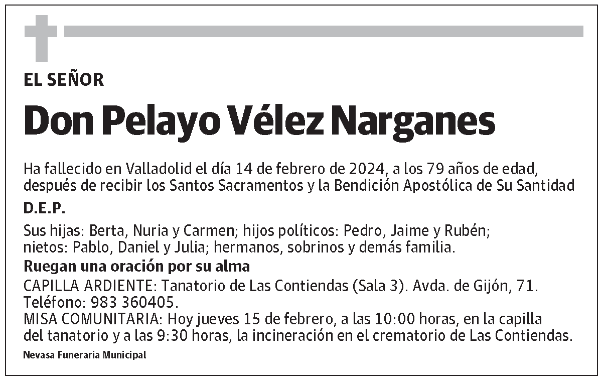 Pelayo Vélez Narganes