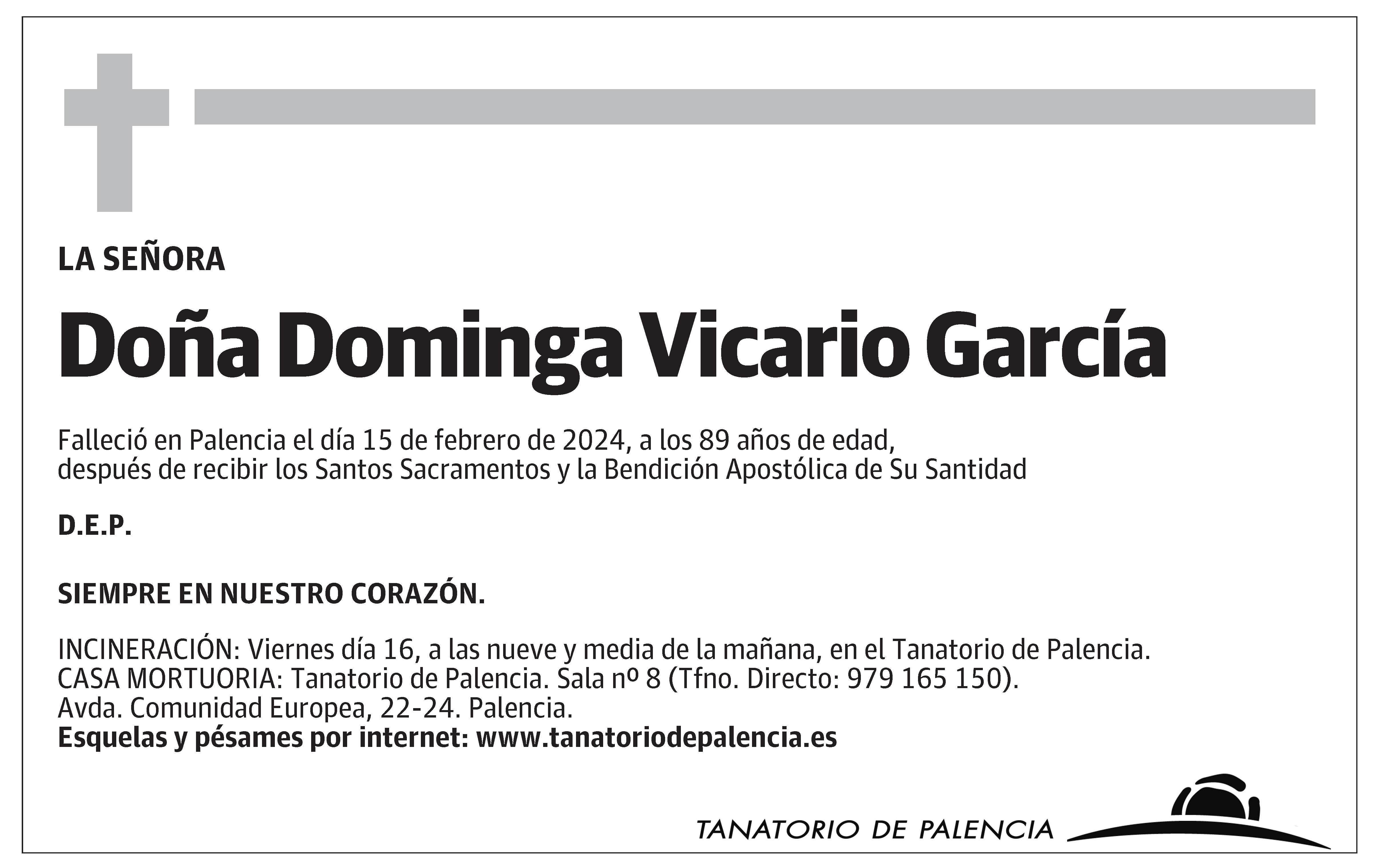 Dominga Vicario García