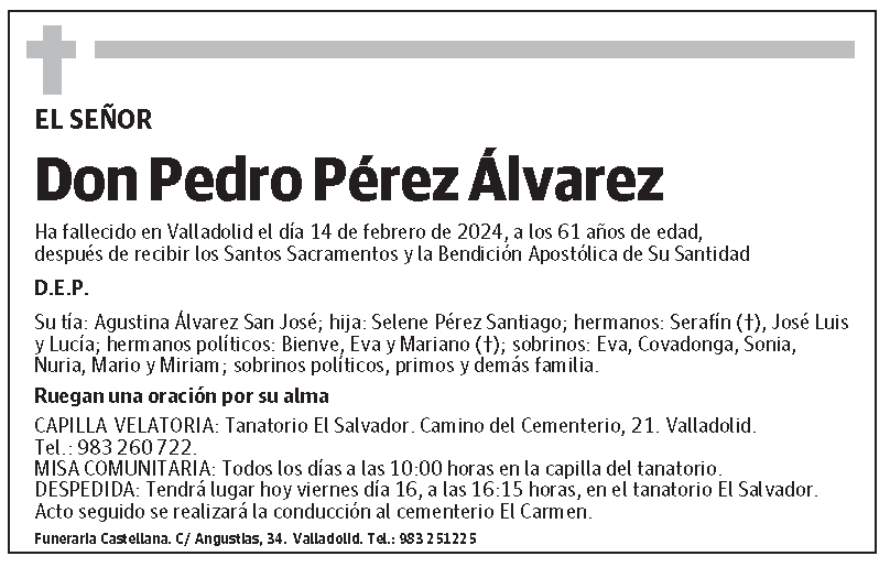 Pedro Pérez Álvarez
