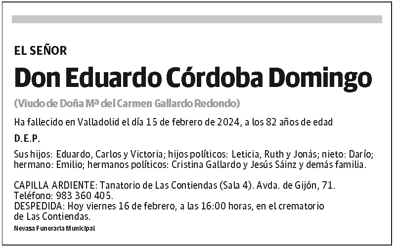 Eduardo Córdoba Domingo