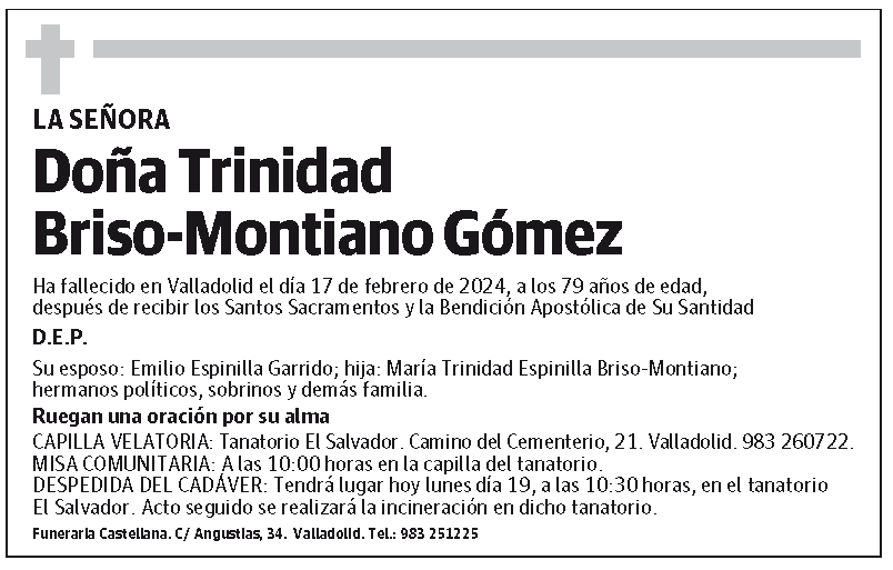 Trinidad Briso-Montiano Gómez