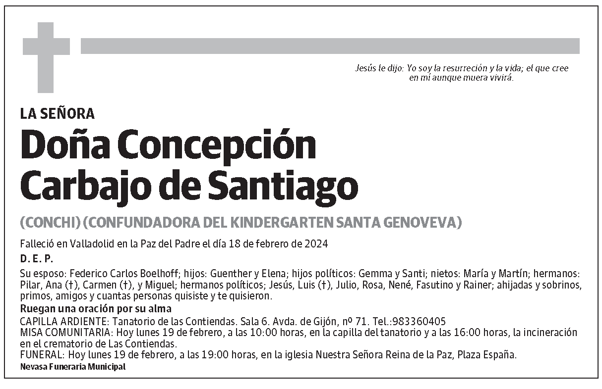 Concepción Carbajo de Santiago