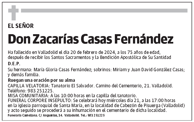 Zacarías Casas Fernández