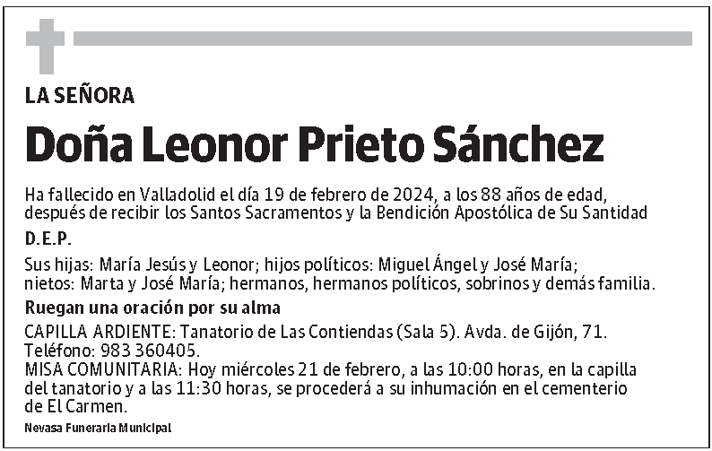 Leonor Prieto Sánchez