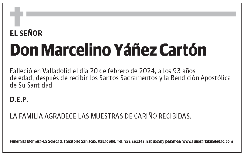 Marcelino Yáñez Cartón